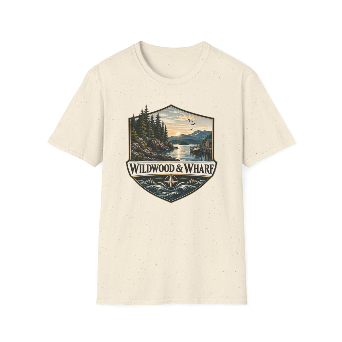 Wildwood & Wharf Harbor Shield Tee
