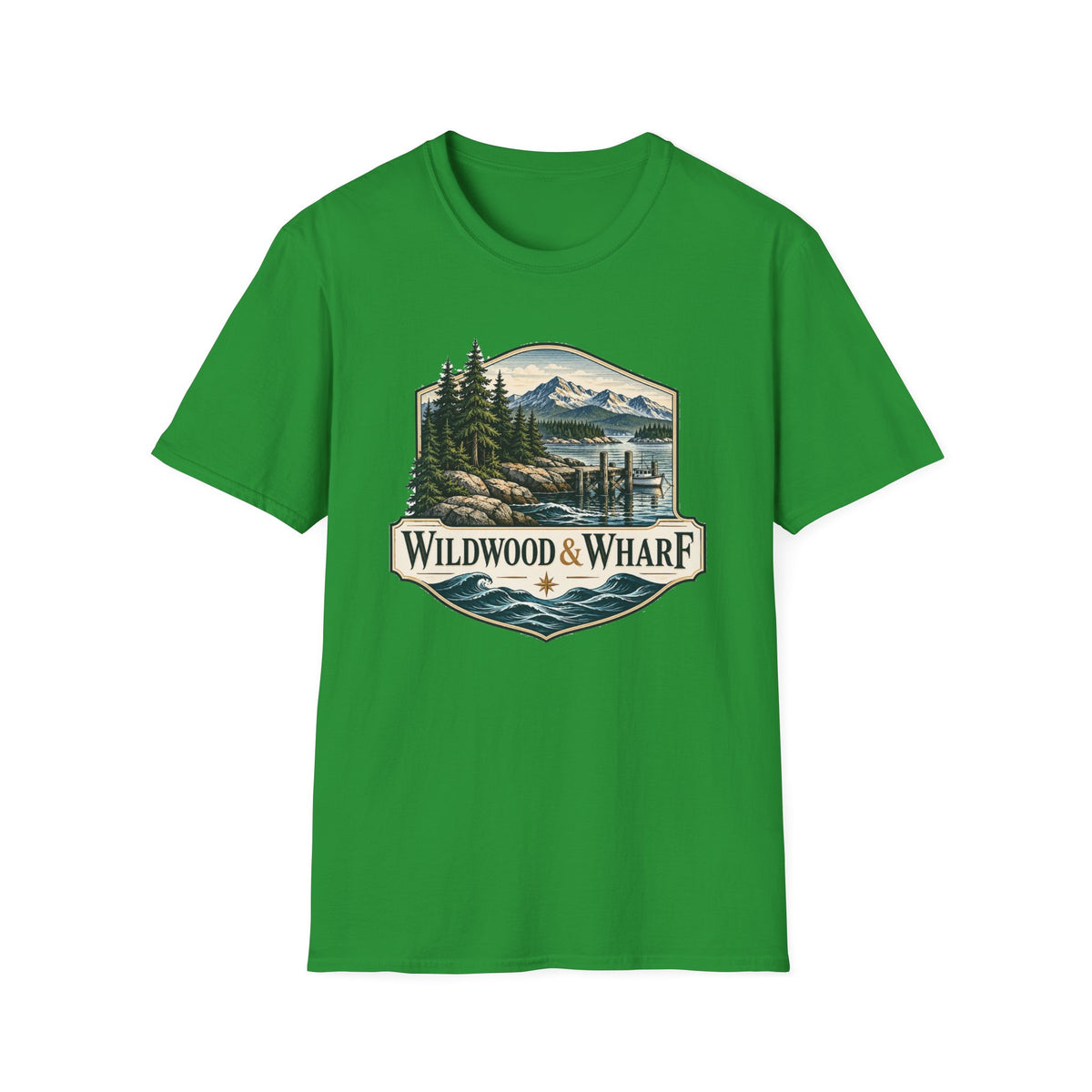 Wildwood & Wharf Mountain Dock Shield Tee