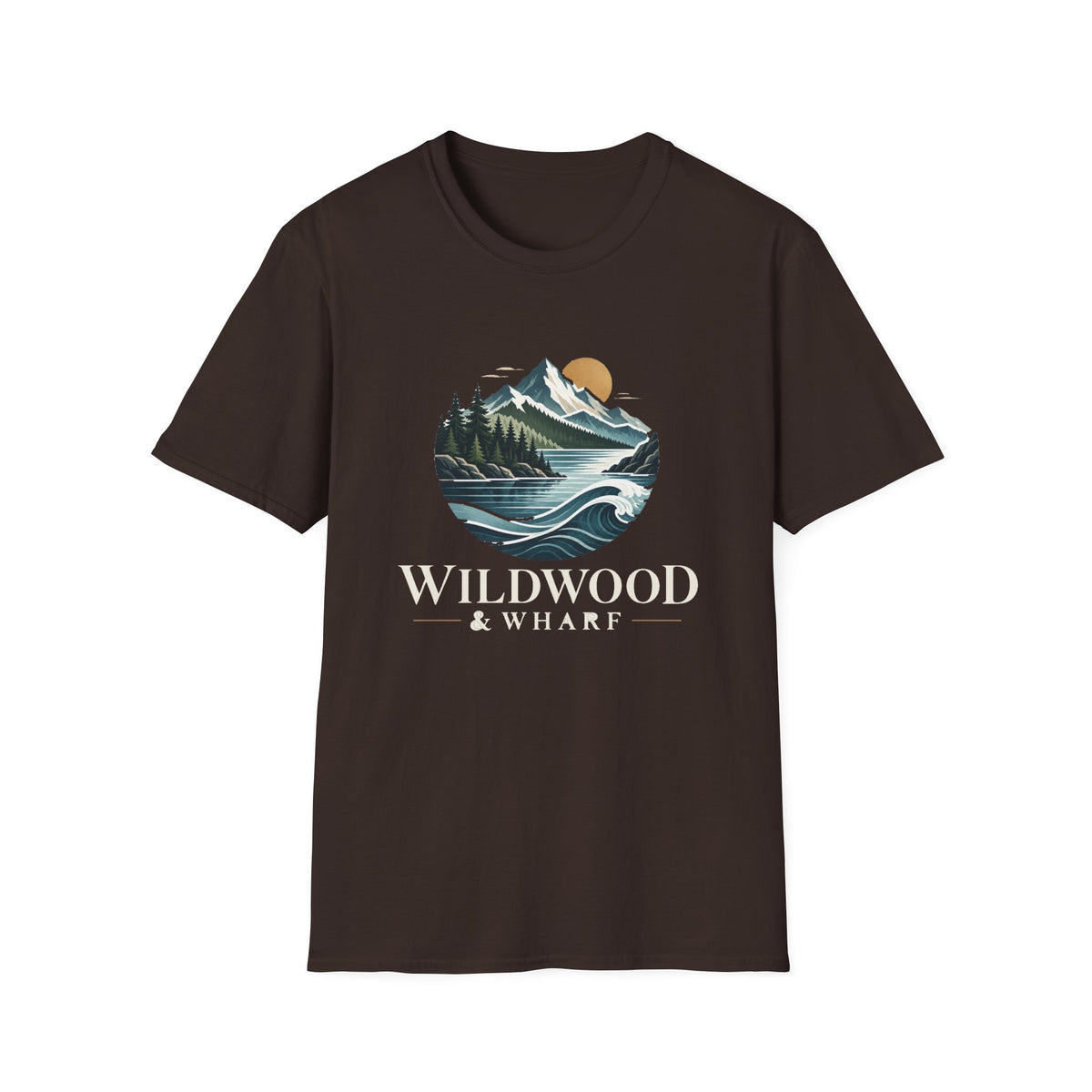 Wildwood & Wharf Mountain Lake Wave Tee