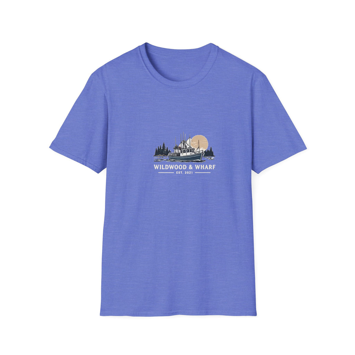 Wildwood & Wharf Fishing Boat Tee