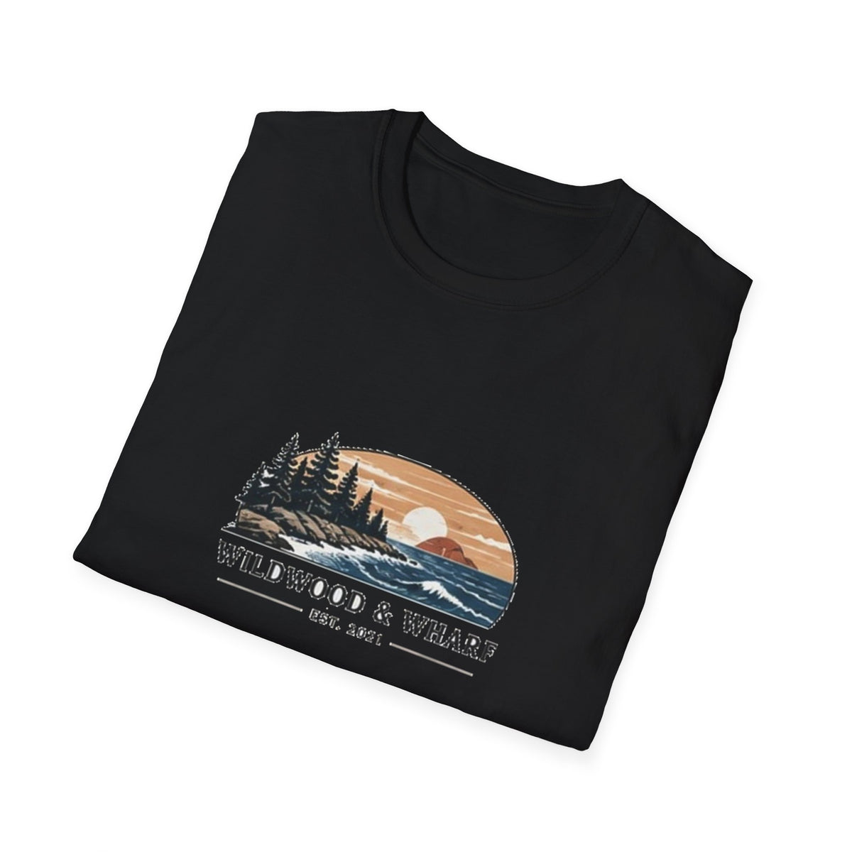 Wildwood & Wharf Coastal Sunset Tee