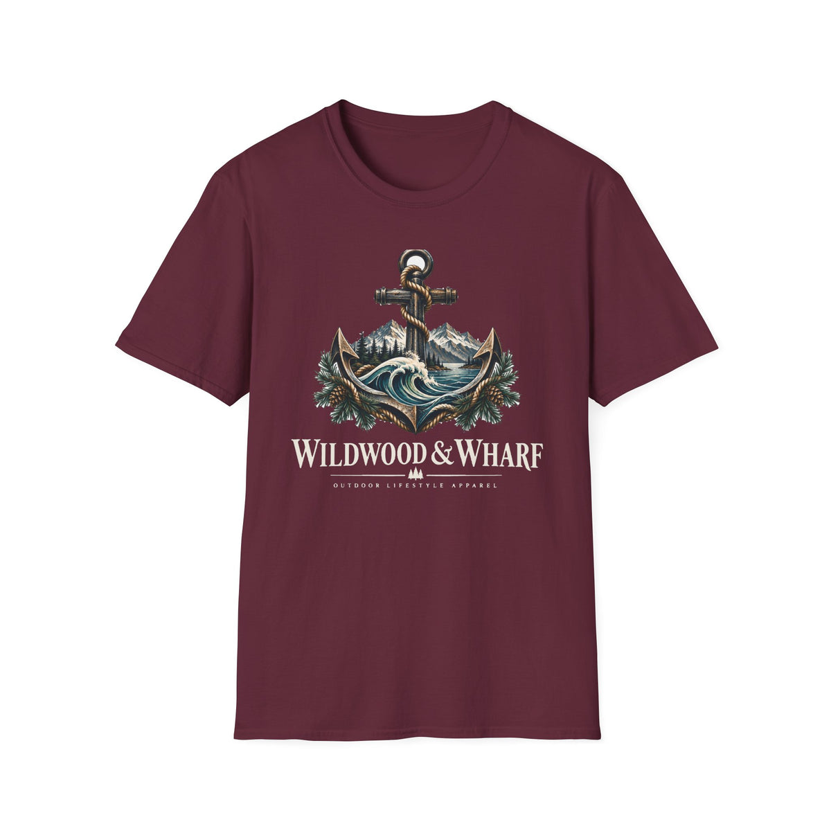 Wildwood & Wharf Anchor Mountains Tee