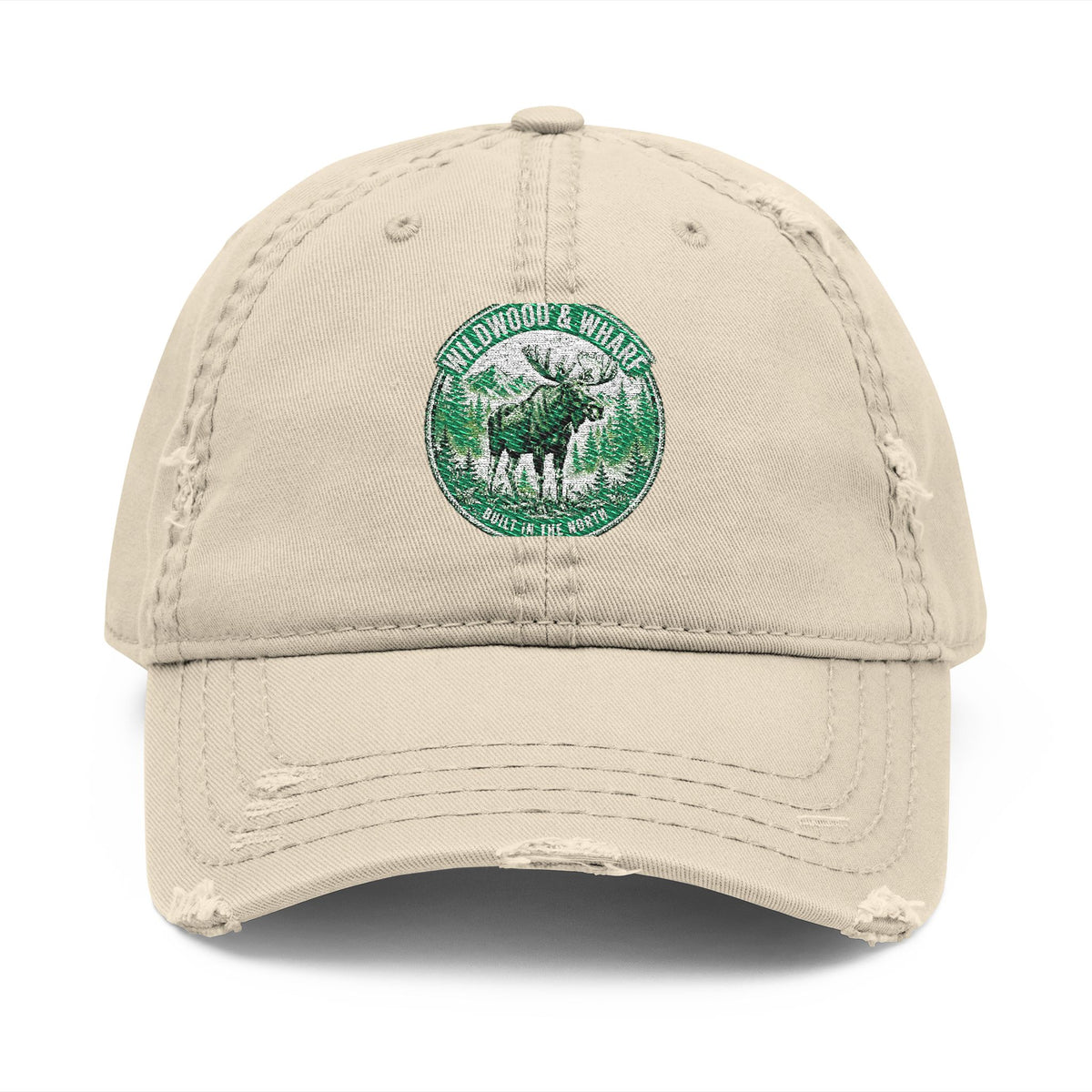 Wildwood & Wharf Moose Badge Dad Hat