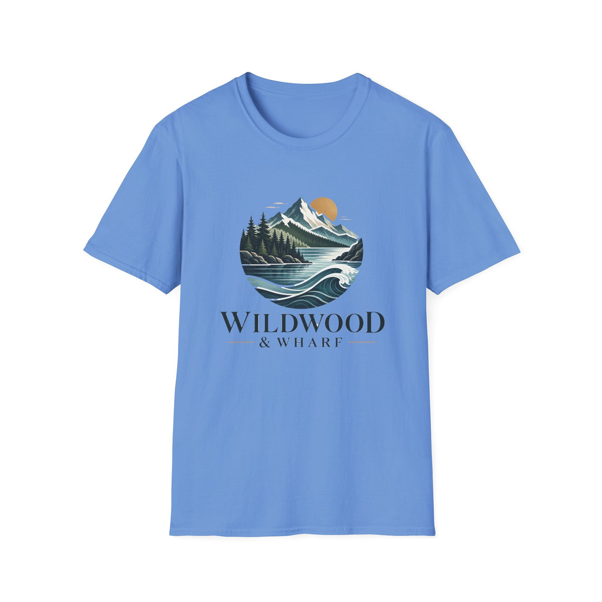 Wildwood & Wharf Mountain Lake Wave Tee