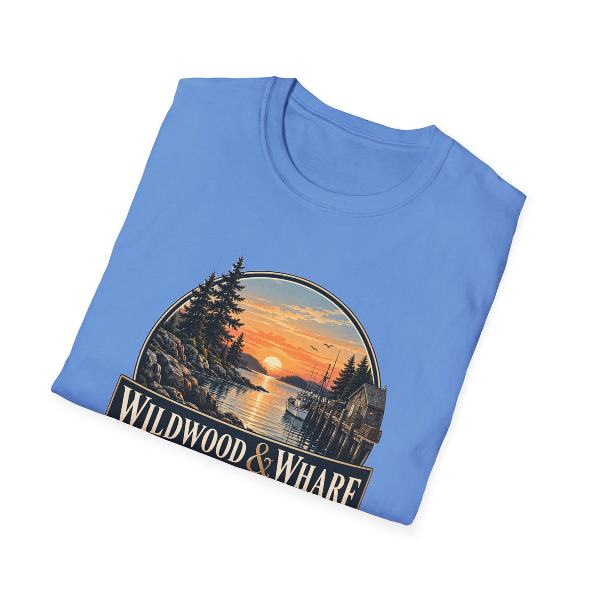 Wildwood & Wharf Harbor Sunset Tee