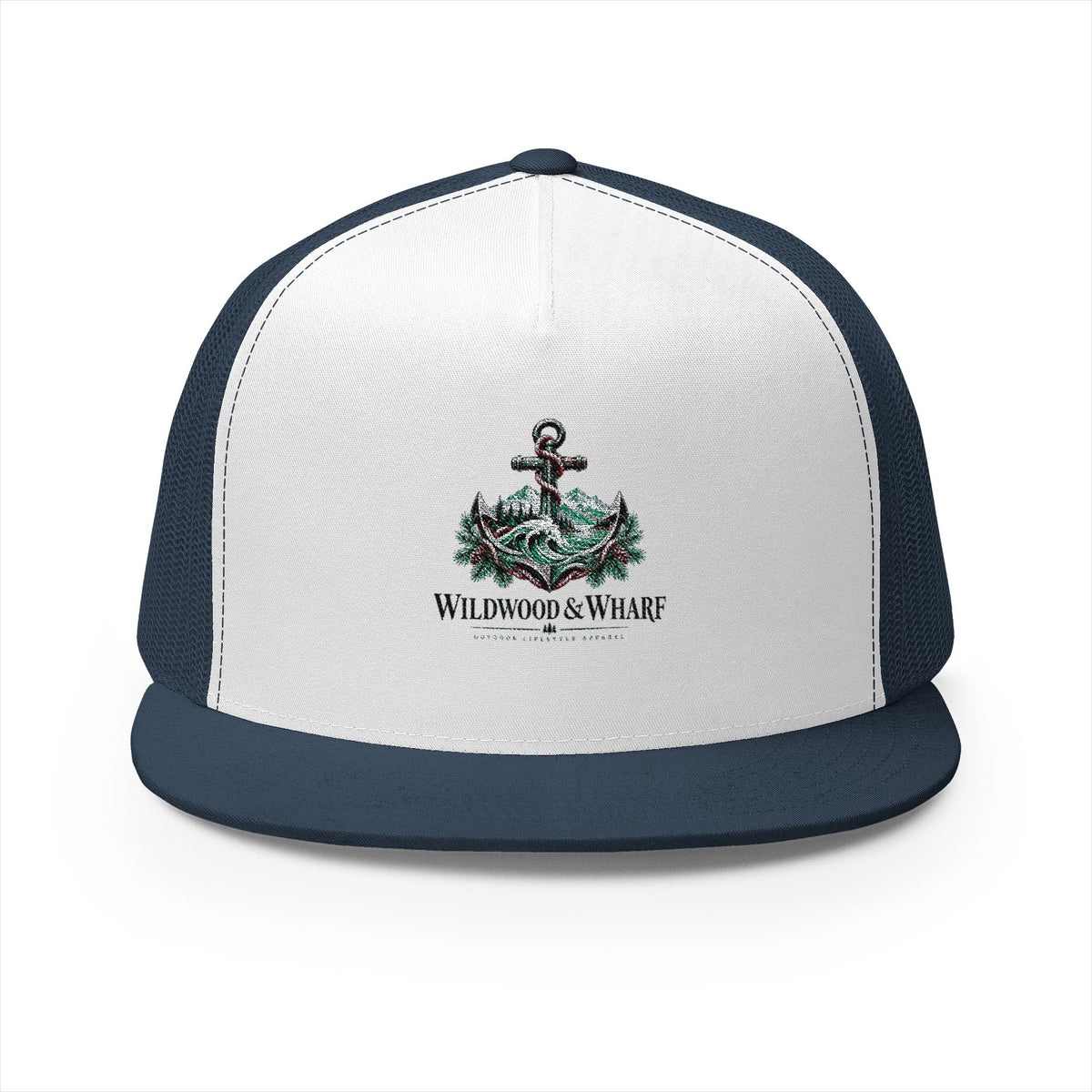 Wildwood & Wharf Anchor Trucker Hat