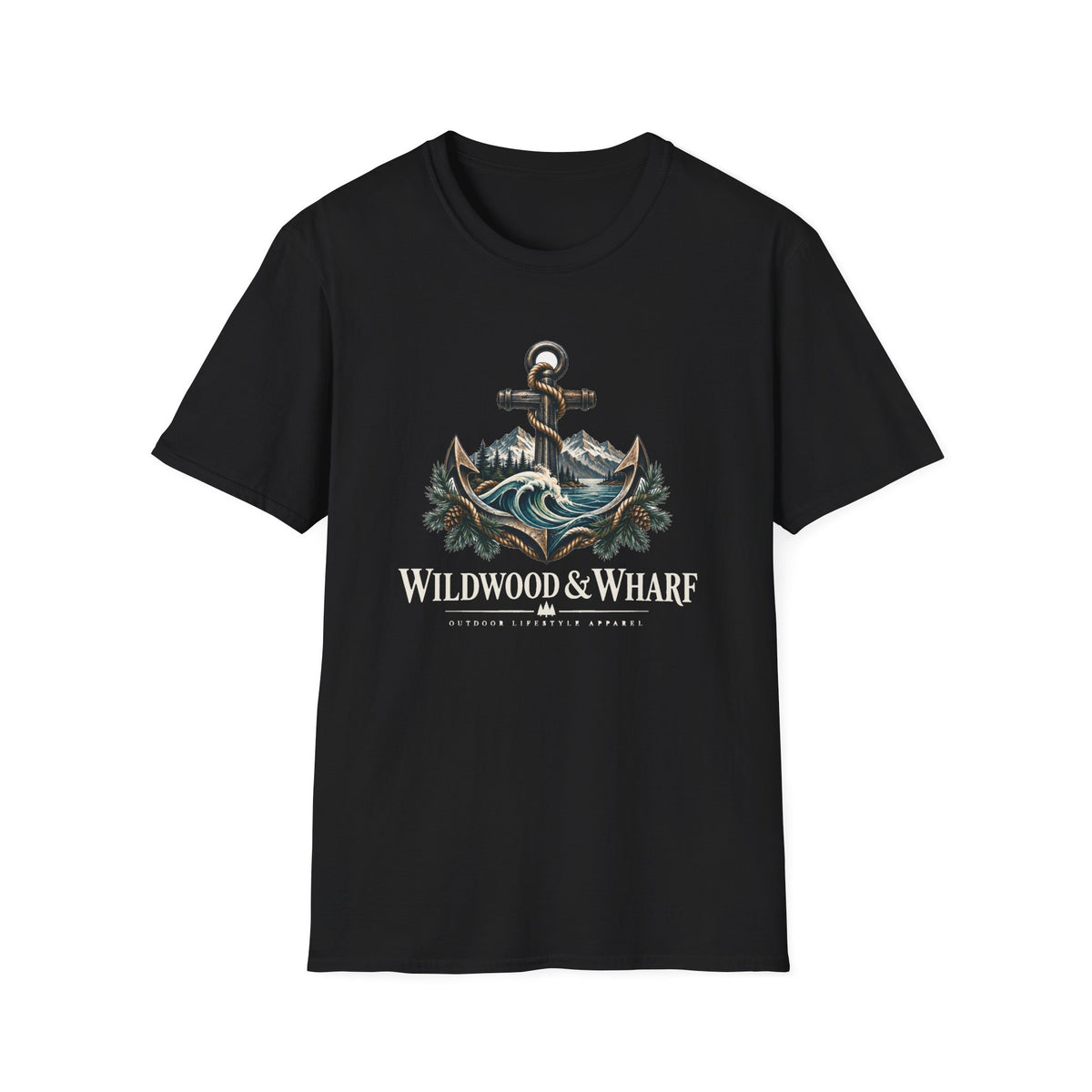 Wildwood & Wharf Anchor Tee