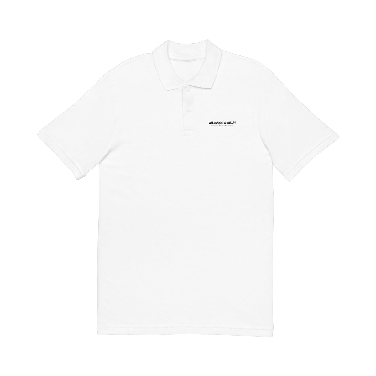 Wildwood & Wharf Mountain Wave Words Polo