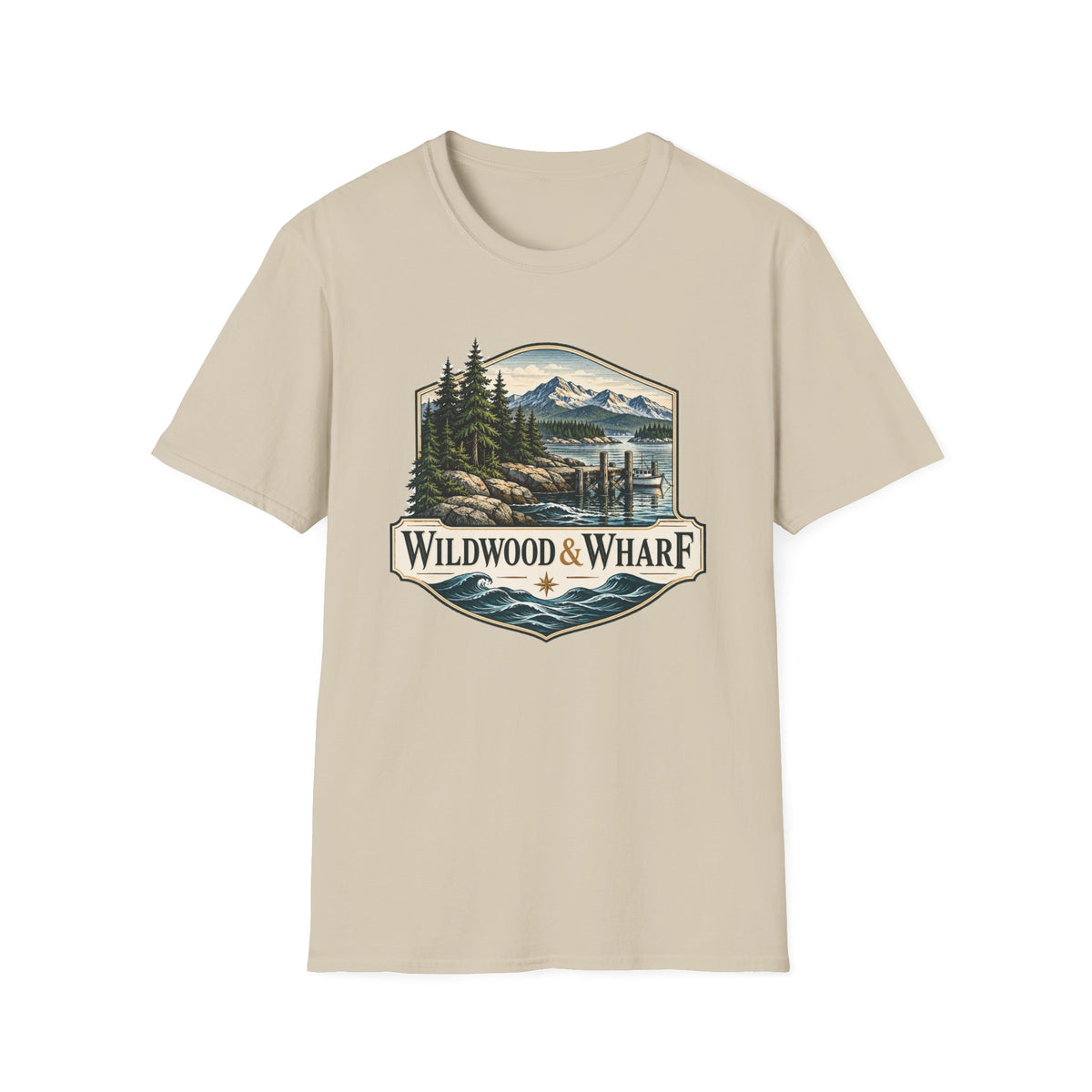 Wildwood & Wharf Mountain Dock Shield Tee