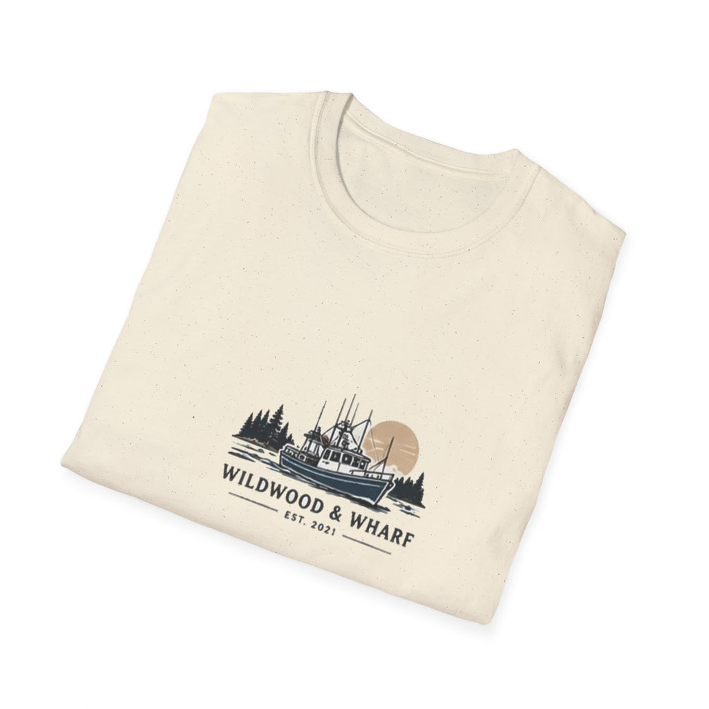 Wildwood & Wharf Fishing Boat Tee