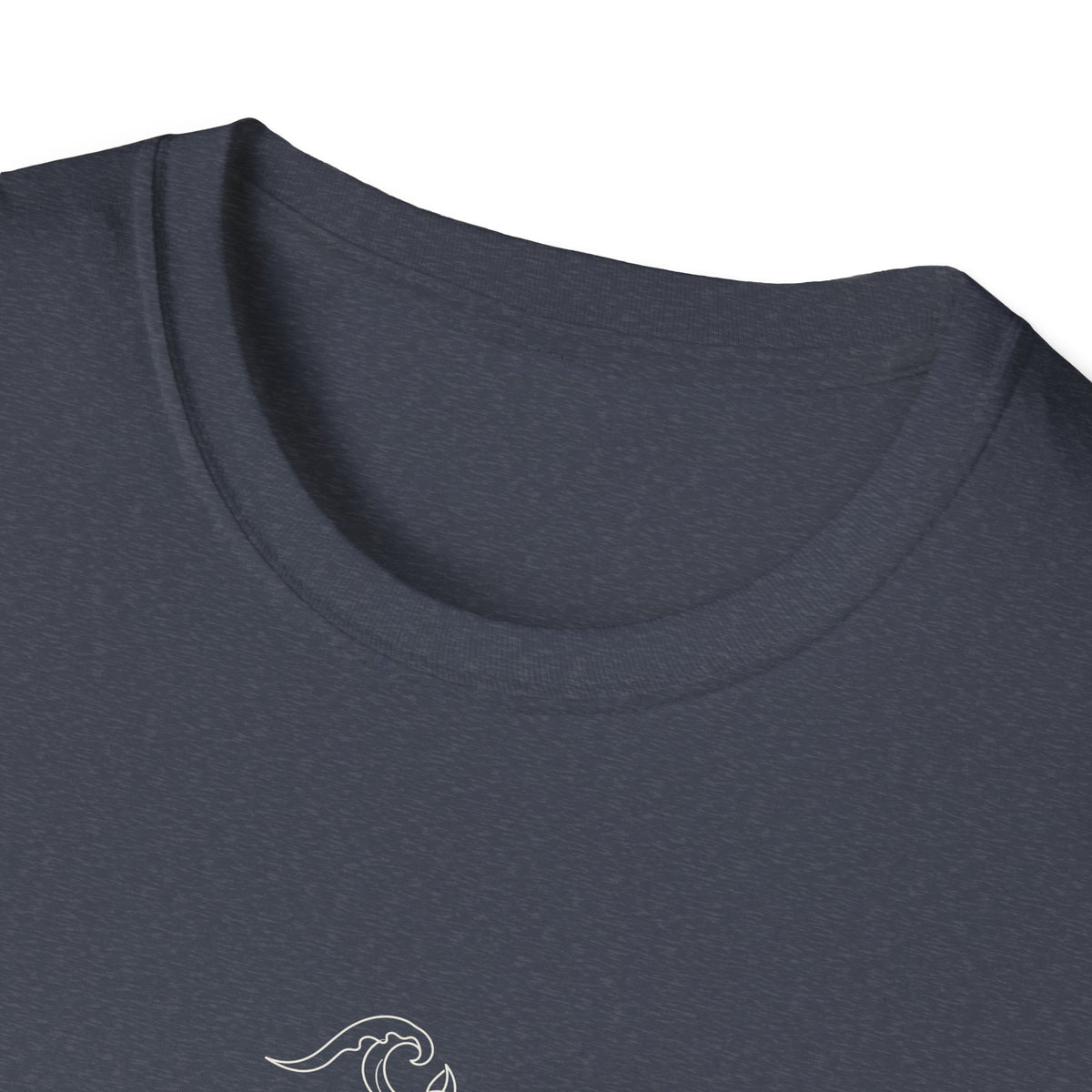 Single-Line Wave Tee - Unisex