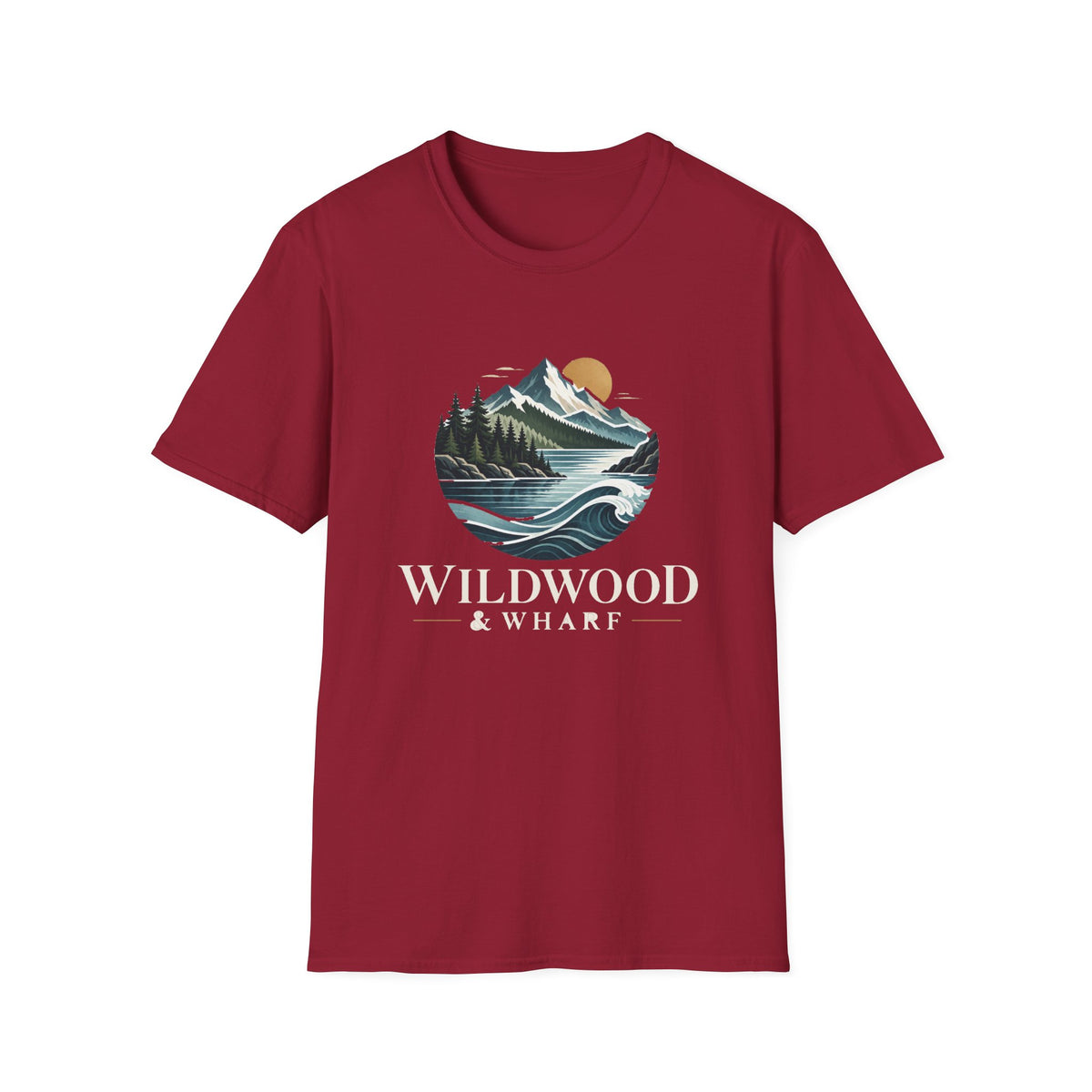 Wildwood & Wharf Mountain Lake Wave Tee