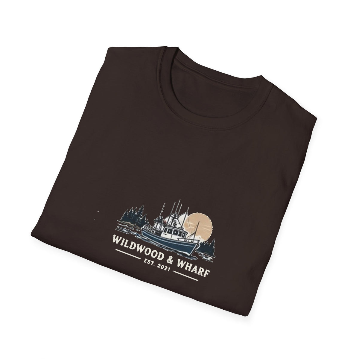 Wildwood & Wharf Fishing Boat Tee