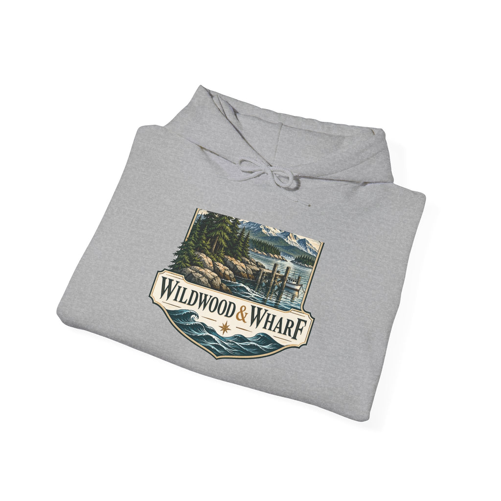 Wildwood & Wharf Hoodie - Harbor Badge