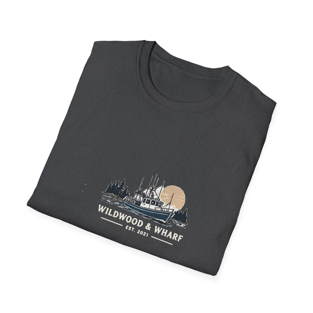 Wildwood & Wharf Fishing Boat Tee