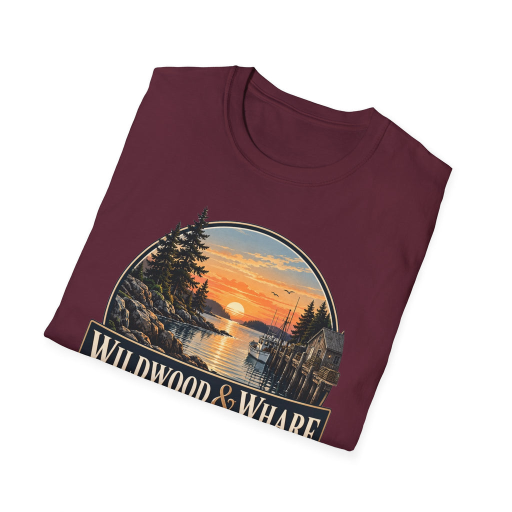 Wildwood & Wharf Harbor Sunset Tee