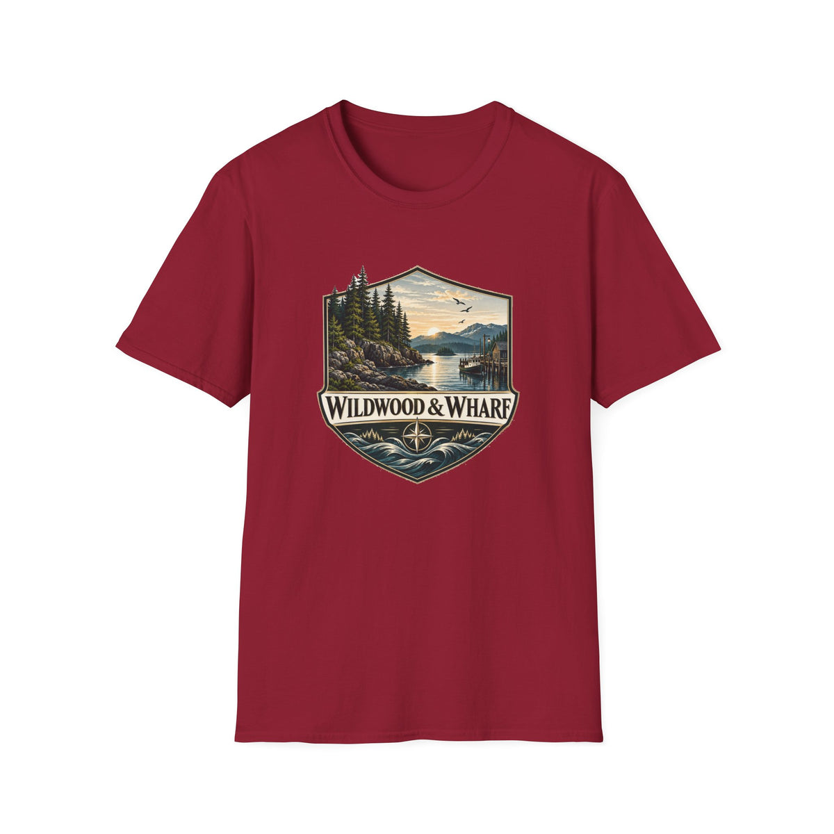 Wildwood & Wharf Harbor Shield Tee