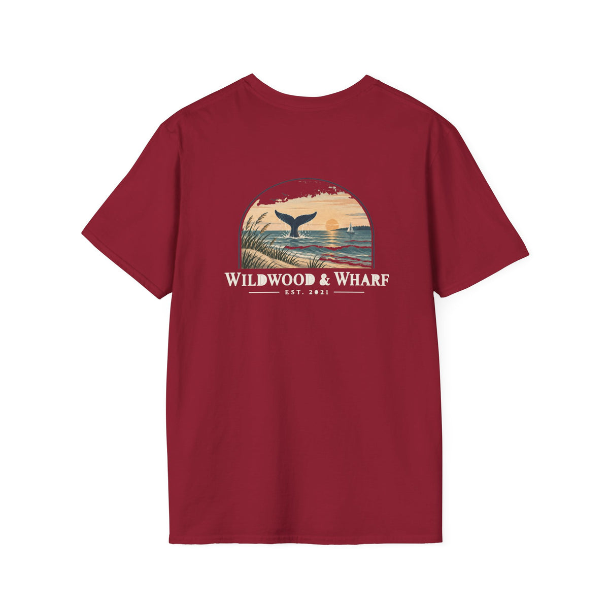 Wildwood & Wharf Whale Tail Tee