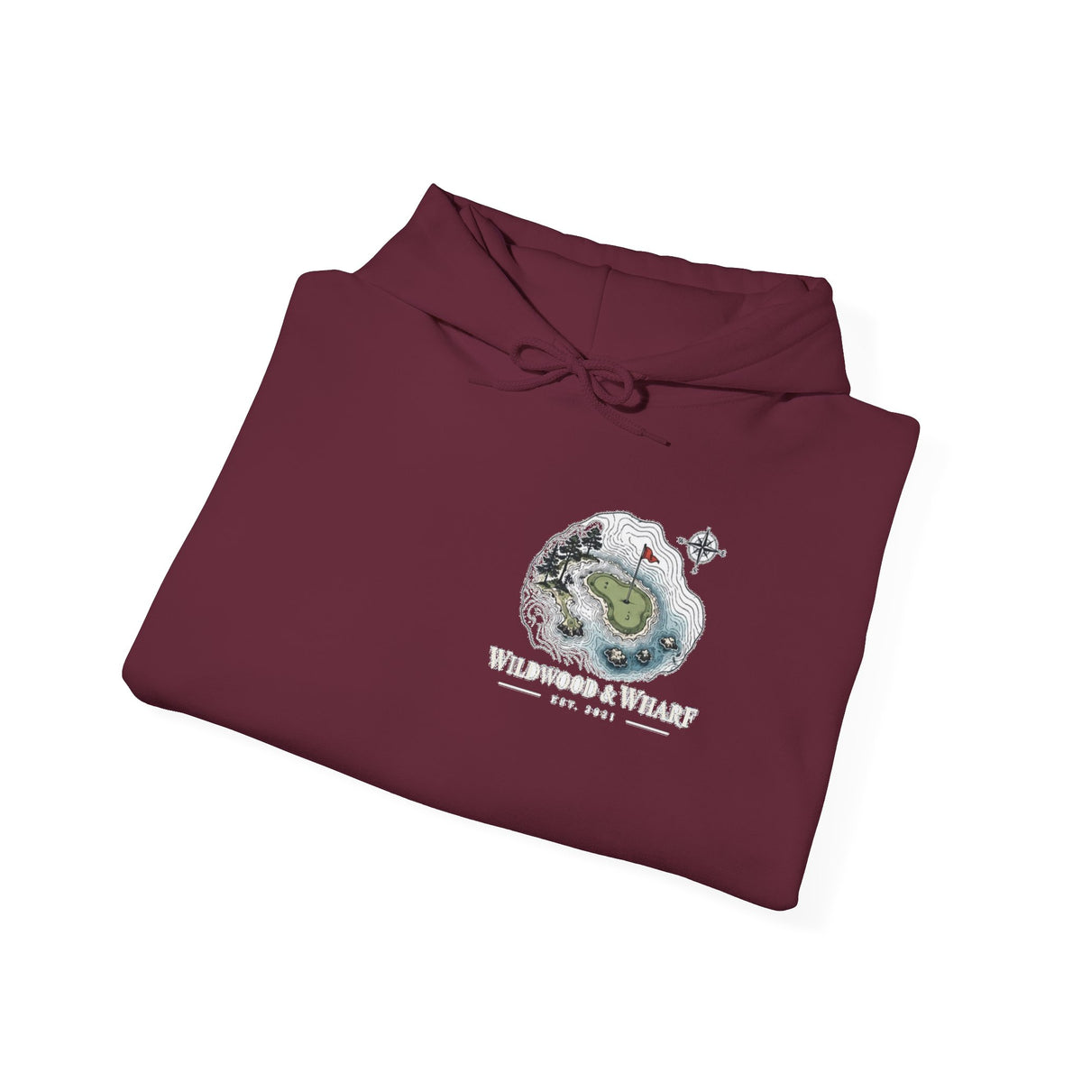 Map the Next Round Golf Hoodie