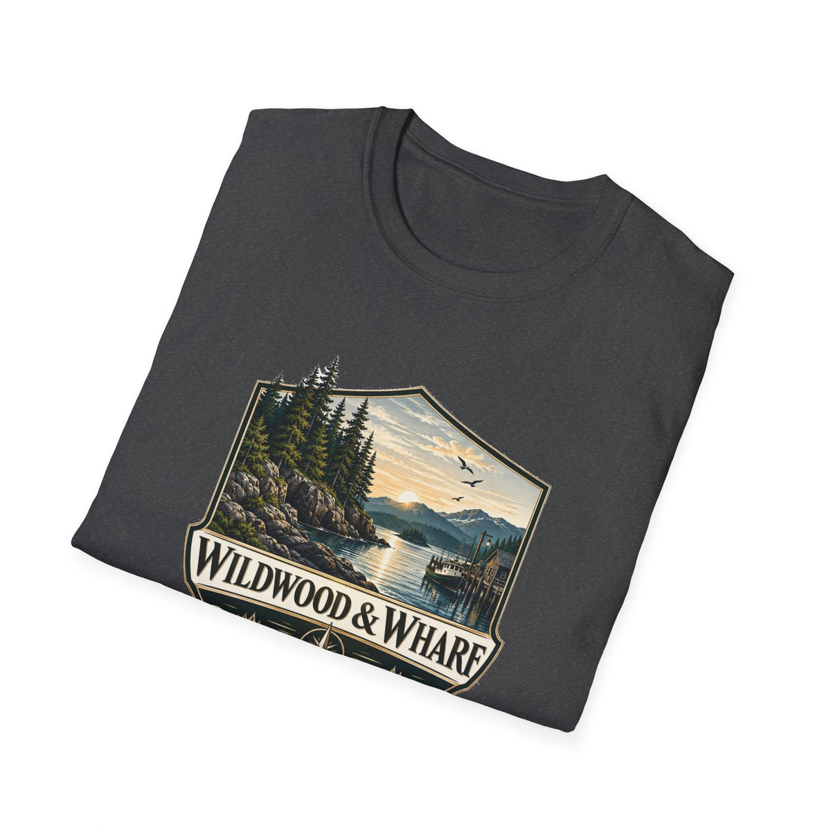 Wildwood & Wharf Harbor Shield Tee