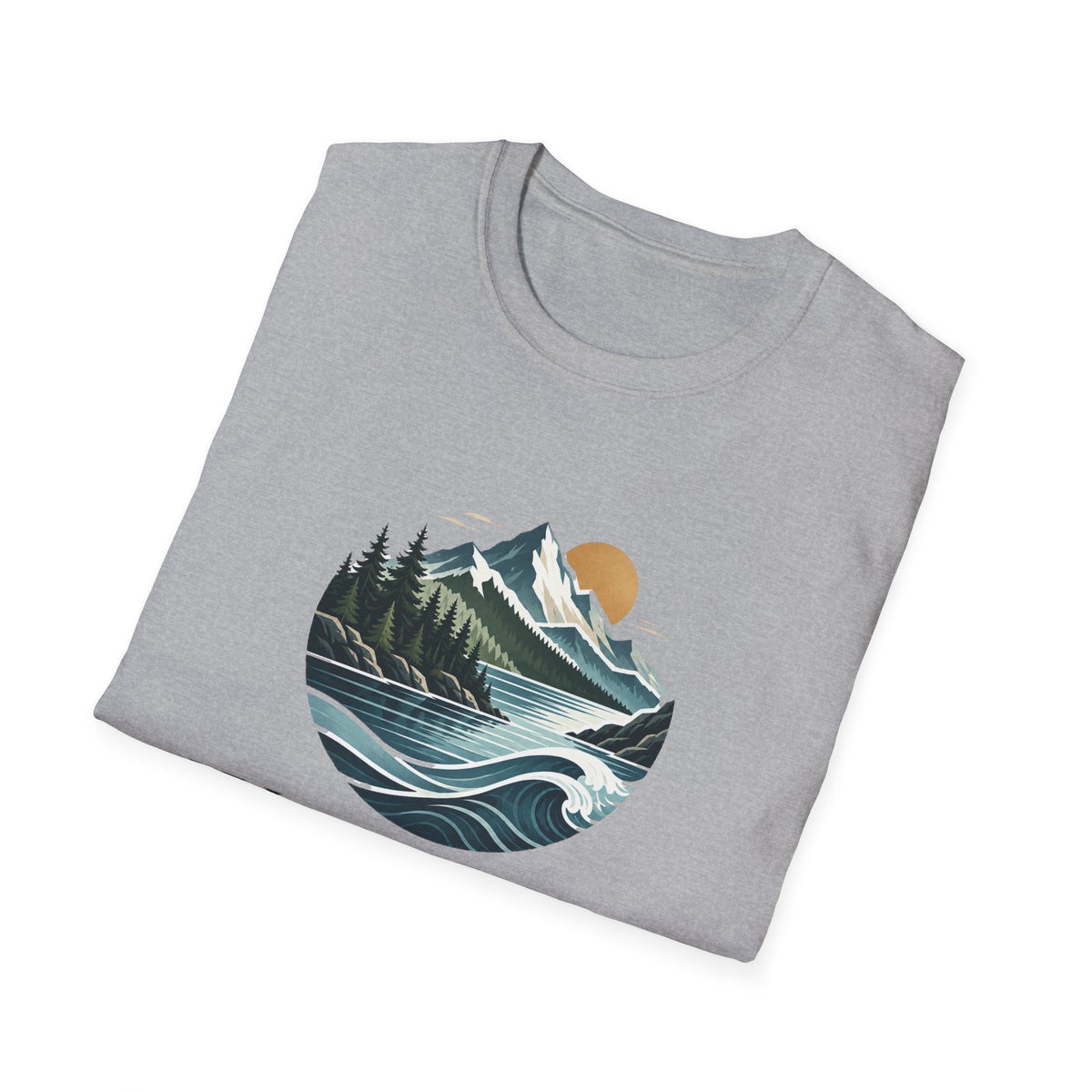Wildwood & Wharf Mountain Lake Wave Tee