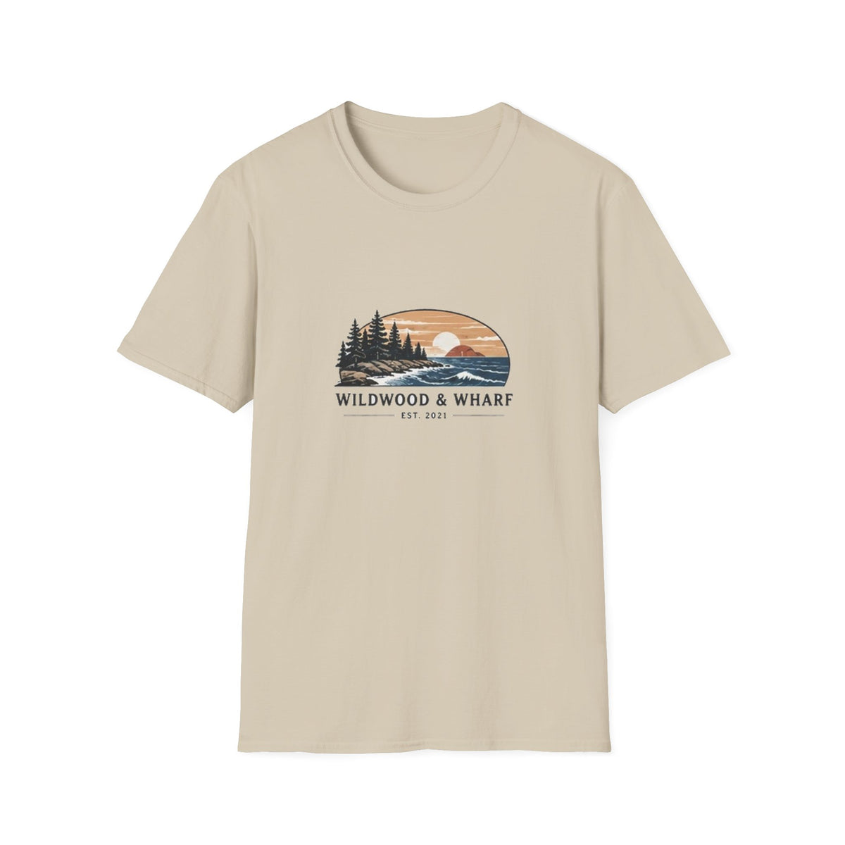 Wildwood & Wharf Coastal Sunset Tee