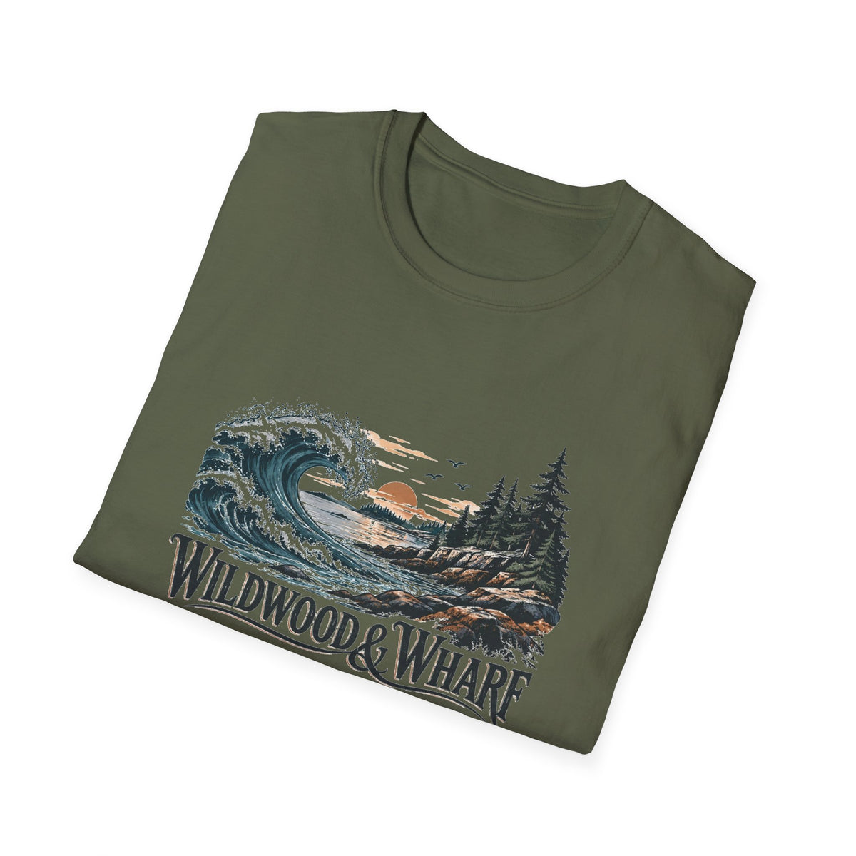 Wildwood & Wharf Tide Wave Tee