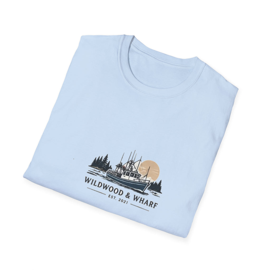 Wildwood & Wharf Fishing Boat Tee