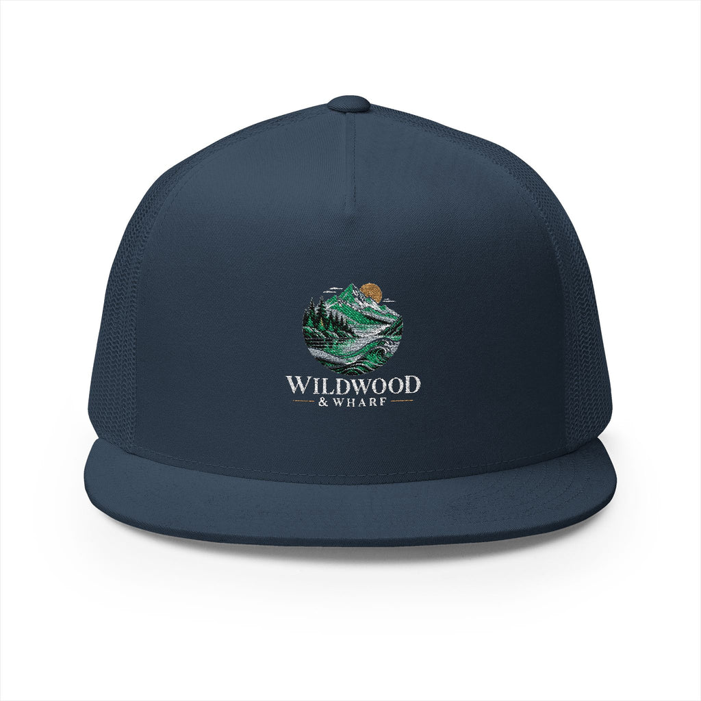 Wildwood & Wharf Mountain Lake Wave Trucker Hat