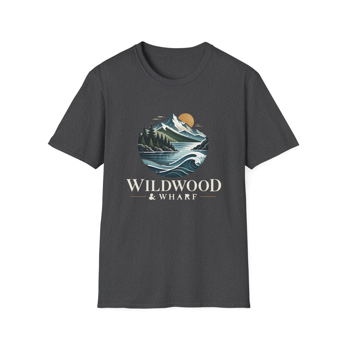 Wildwood & Wharf Mountain Lake Wave Tee