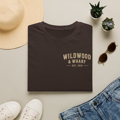 Wildwood & Wharf Logo T-Shirt — Mountains|Forest|Ocean