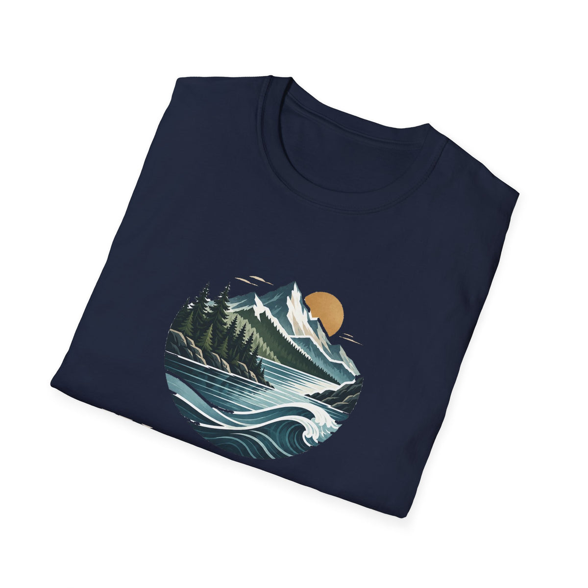 Wildwood & Wharf Mountain Lake Wave Tee