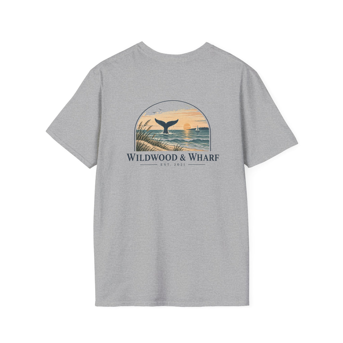 Wildwood & Wharf Whale Tail Tee