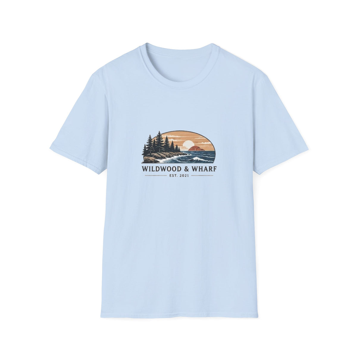Wildwood & Wharf Coastal Sunset Tee