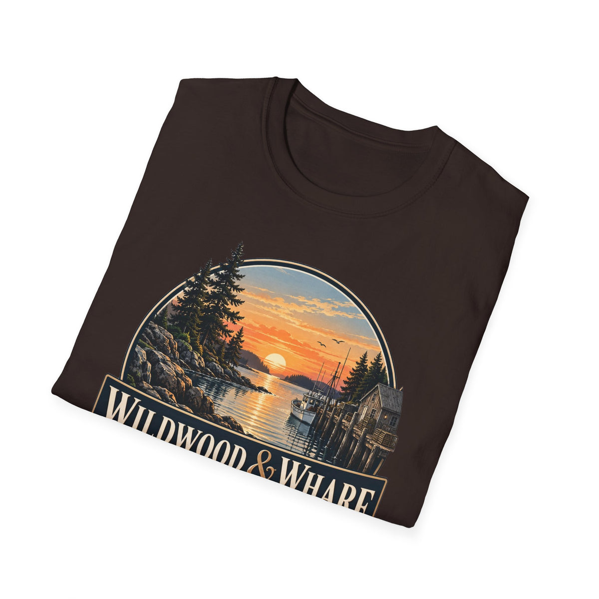 Wildwood & Wharf Harbor Sunset Tee