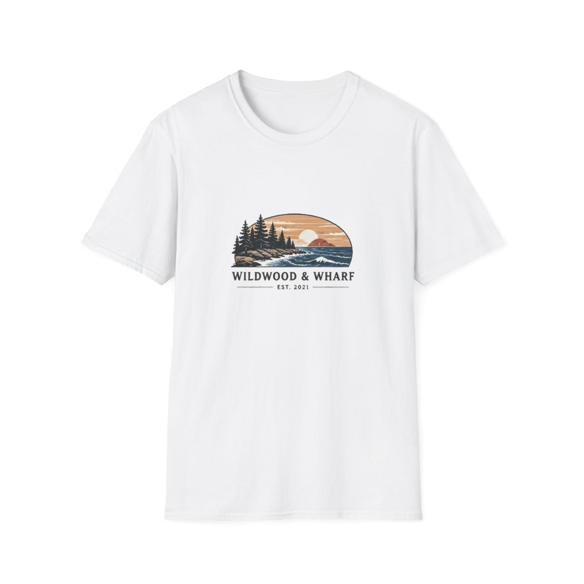 Wildwood & Wharf Coastal Sunset Tee