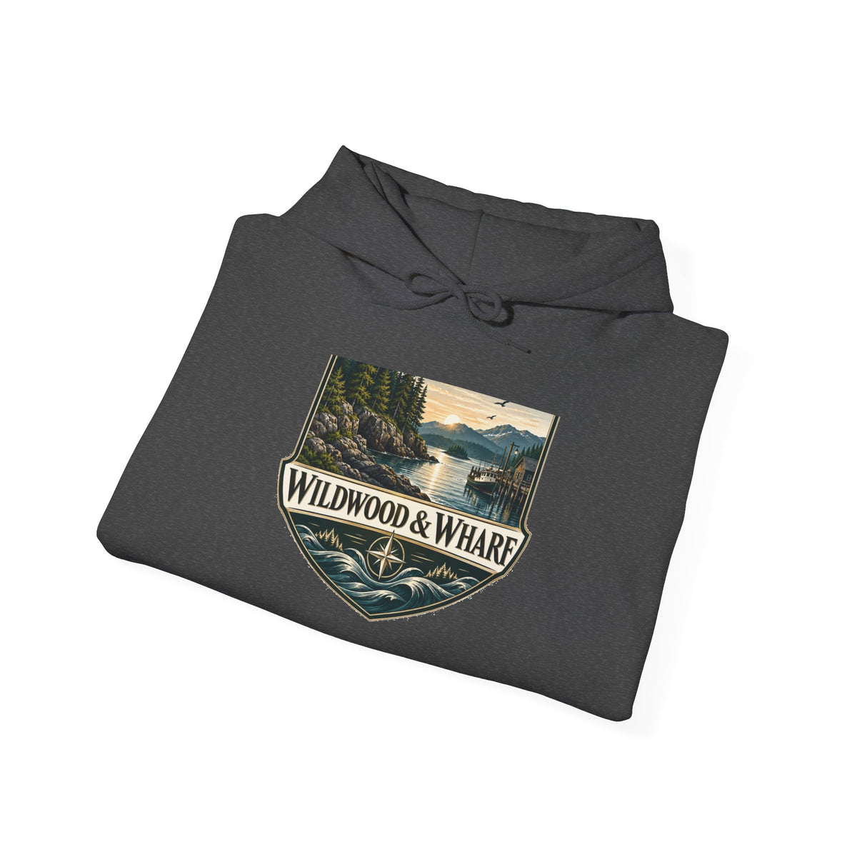Wildwood & Wharf Hoodie - Harbor Shield