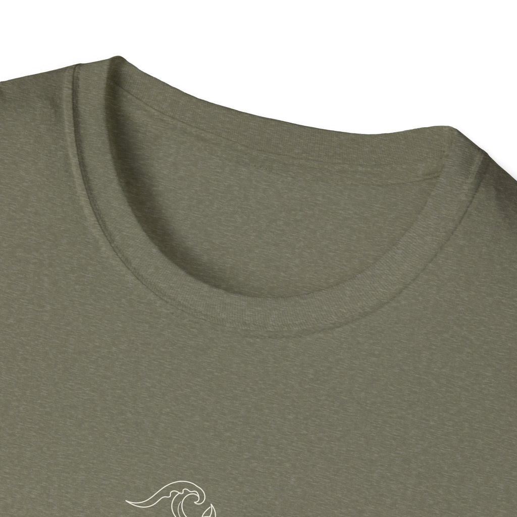 Single-Line Wave Tee - Unisex
