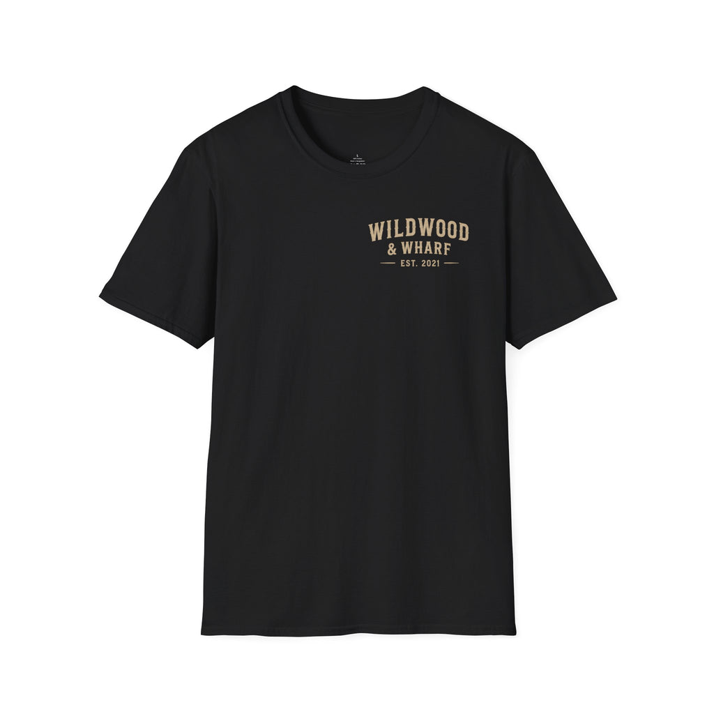 Wildwood & Wharf Logo T-Shirt — Mountains|Forest|Ocean