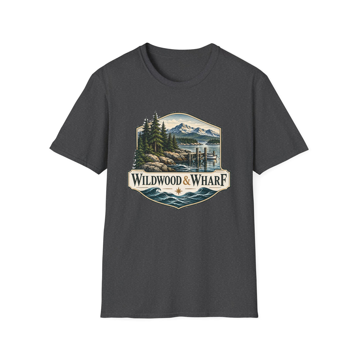 Wildwood & Wharf Mountain Dock Shield Tee