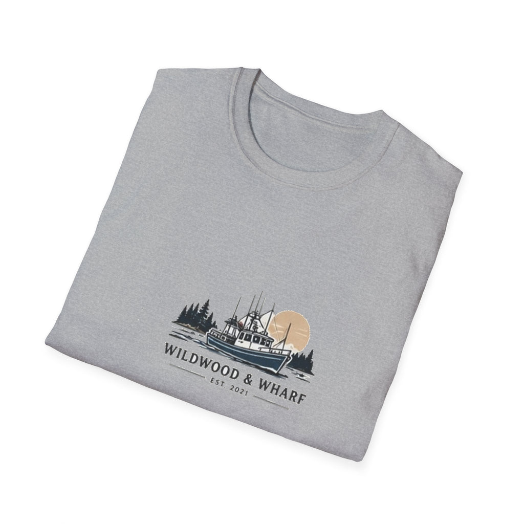 Wildwood & Wharf Fishing Boat Tee