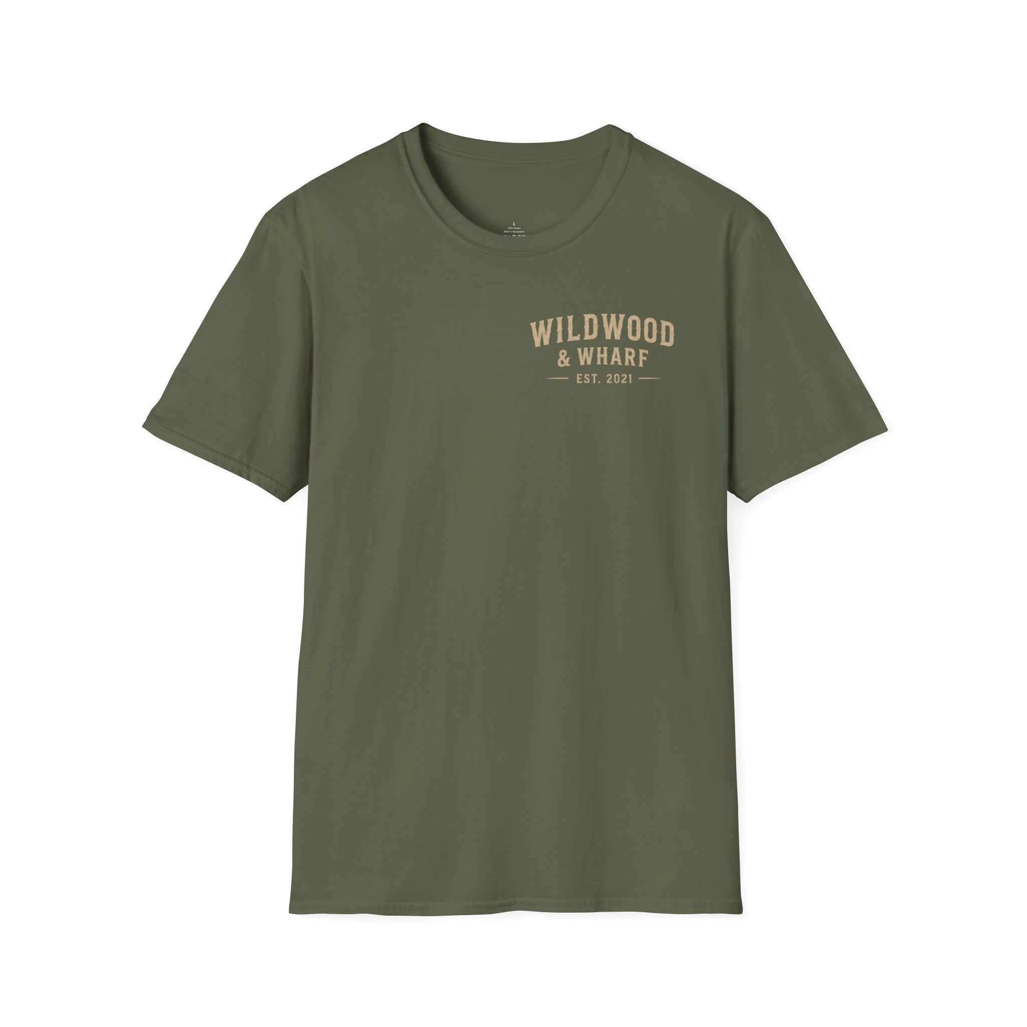 Wildwood & Wharf Logo T-Shirt — Mountains|Forest|Ocean