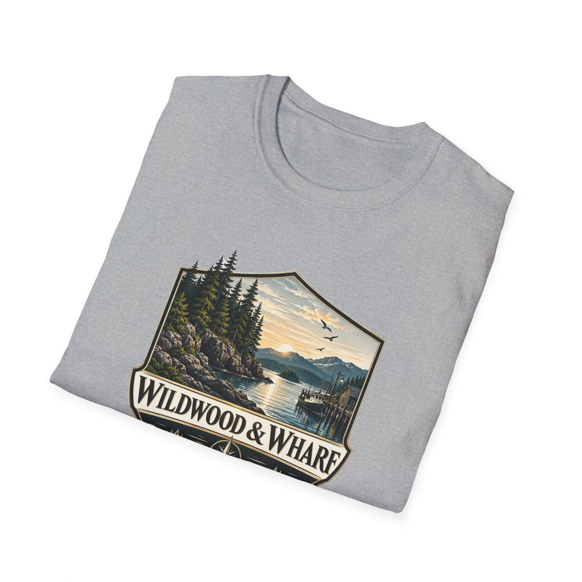 Wildwood & Wharf Harbor Shield Tee