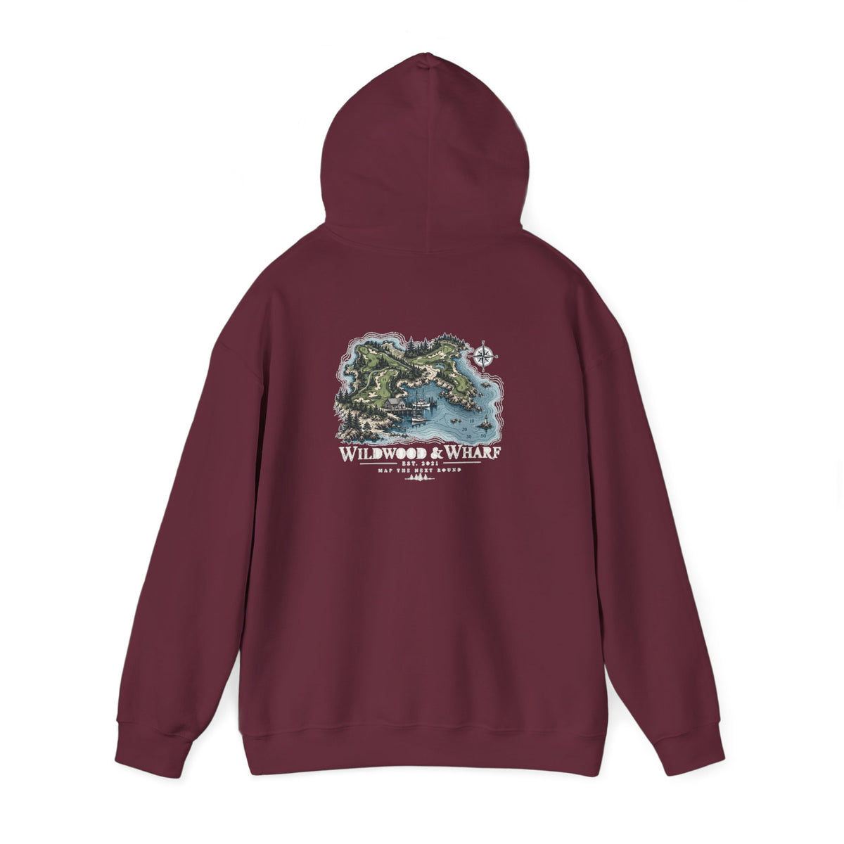 Map the Next Round Golf Hoodie