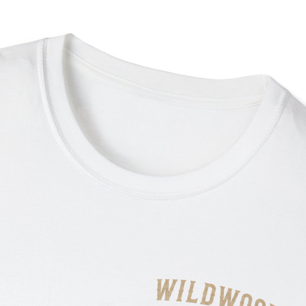 Wildwood & Wharf Anchor Tee — Maine Nautical Forest Graphic T-Shirt