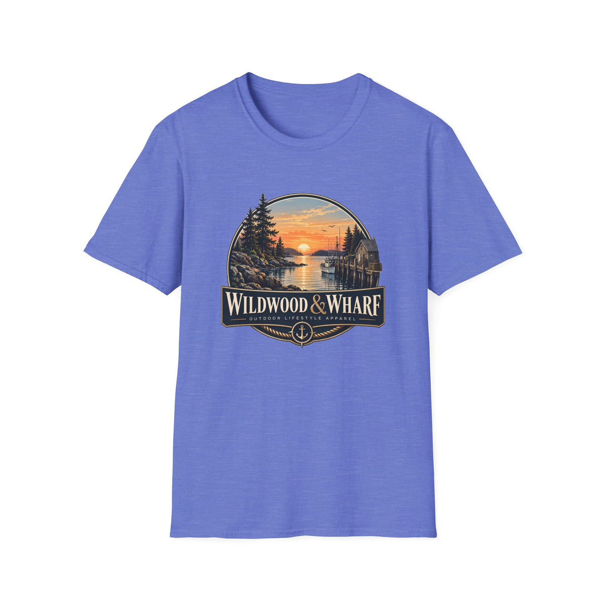 Wildwood & Wharf Harbor Sunset Tee
