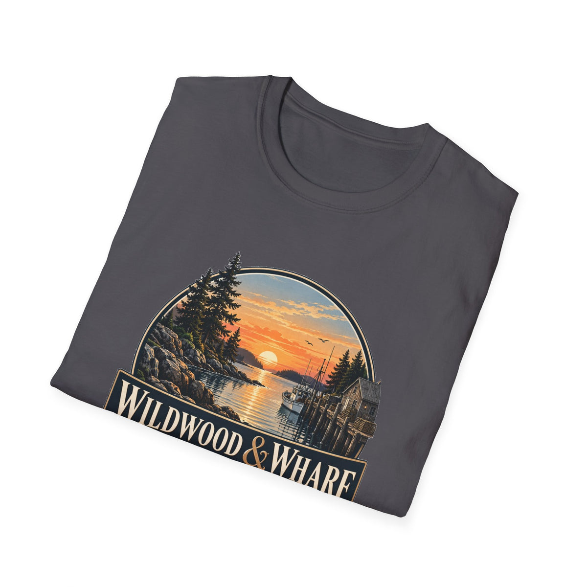 Wildwood & Wharf Harbor Sunset Tee