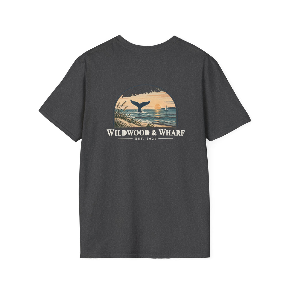 Wildwood & Wharf Whale Tail Tee