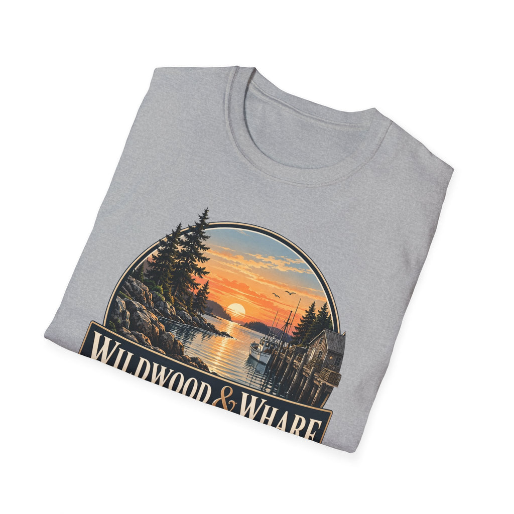Wildwood & Wharf Harbor Sunset Tee