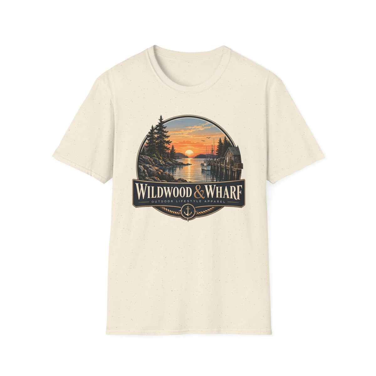 Wildwood & Wharf Harbor Sunset Tee